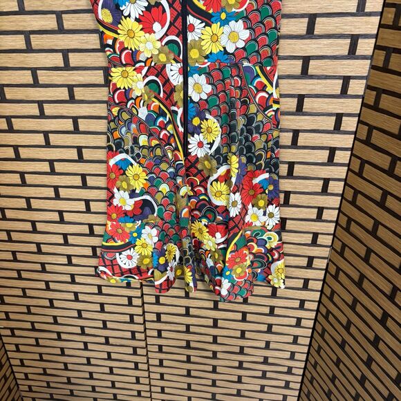 Alice & Olivia‎ Kirby Ruffled Floral Print Dress Size 0 - Picture 6 of 11